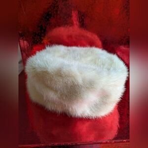 Vintage Fur Pillbox Hat